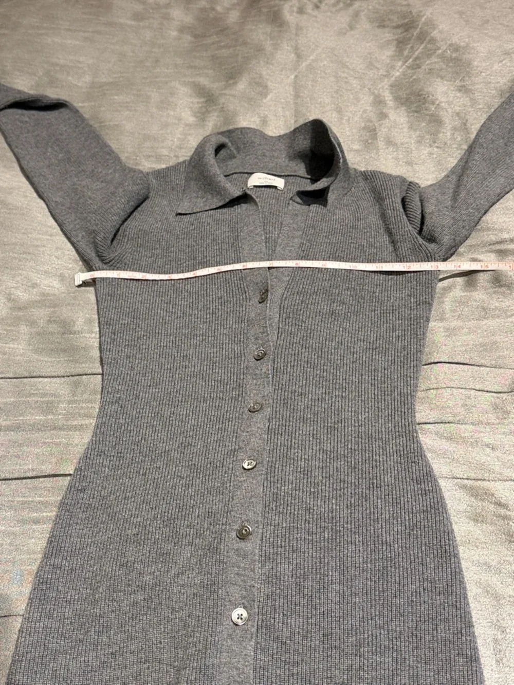 WILFRED ARITZIA COVE DRESS RIBBED KNIT POLO SWEATER DRESS - Picture 12 of 14